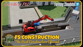 🚧FS CONSTRUCTION🚧 on Geiselberg PW with Pipes and Trenches fs22 publicworks timelapse mods [upl. by Rednaskela]