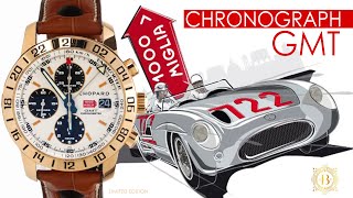 Auto Racing Inspired Watch  Chopard Mille Miglia Chronograph GMT 161260 [upl. by Erelia583]