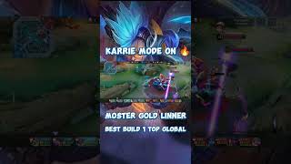 KARRIE BEST BUILD 2024 🔥mobilelegends mlbb fyp [upl. by Irok]