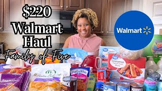 Walmart Grocery Haul for a Family of 5  Affordable Family Meals  July 2024 [upl. by Dolphin]