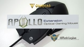 GAMDIAS APOLLO Extension Optical Gaming Mouse Unboxing  Review [upl. by Mamie]