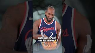 Kawhi easily won the Clippers candy grab 😂 via laclippers [upl. by Lynelle]