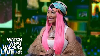 Nicki Minaj Opens Up About Being Influenced by Whitney Houston  WWHL [upl. by Rialc339]