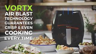 Tower T17067 Vortx Family Size Digital Air Fryer with Rapid Air Circulation [upl. by Reba2]