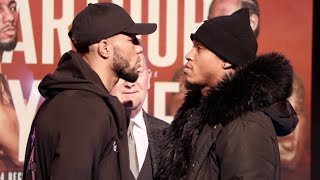 INTENSE  LYNDON ARTHUR v ANTHONY YARDE HEADTOHEAD AT PRESS CONFERENCE AHEAD OF HUGE REMATCH [upl. by Nahoj377]