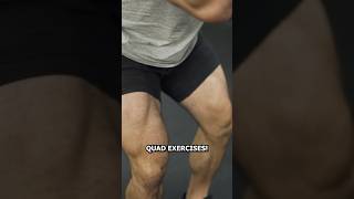 Top 5 Quad Exercises for MASSIVE Legs shorts [upl. by Liuka]