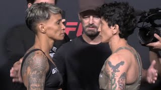 UFC Vegas 94 FaceOffs Lemos vs Jandiroba [upl. by Maighdiln]