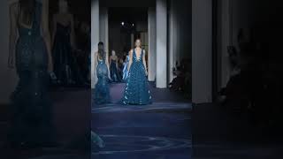 BLUE DRESSES FROM ZUHAIR MURAD HAUTE COUTURE 2019 SPRING SUMMER [upl. by Dammahum]