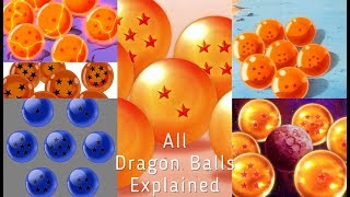 All forms  and Versions of the Dragon Balls with explanations and Creators  DB DBZ DBS DBGT [upl. by Lodhia]