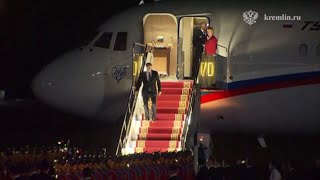 Putin atterra in Mongolia in visita ufficiale [upl. by Esta]