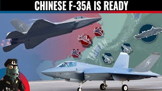 What does China’s J35A stealth fighter mean for US air power over Taiwan [upl. by Nahguav]