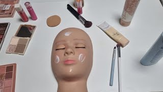 get unready with makeup mannequin asmr 💄🧖‍♀️💋🎀💗 [upl. by Irotal]