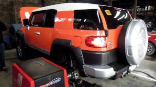 Toyota FJ Cruiser 40L V6 SpeedLab Power Package Dyno 251whp [upl. by Dev]