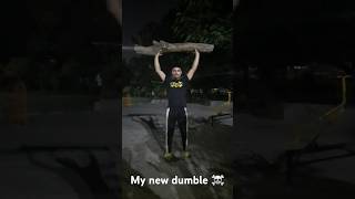 My new Dumble for exercise shortvideo shocalisthenis fullbodyworkout workout motivation [upl. by Lamek]