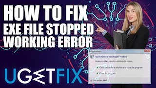 How to Fix “Applicationexe has stopped working” error on Windows 10 [upl. by Nosylla]