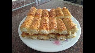 Baklava Yufkasıyla Peynirli Çıtır Börek Tarifi [upl. by Ayimat]