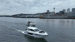 New Arrivals Cruisers 50 Cantius and Galeon 470 Sky 2024 Seattle WA [upl. by Norvil334]