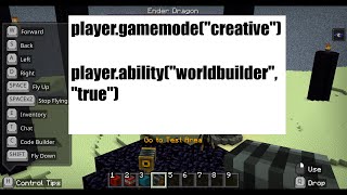 How to get creative mode and Break blocks Free Minecraft Education Edition [upl. by Harlan]