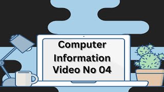 Computer Information Video No 4 in Hindi Generations of Computer [upl. by Newnorb]