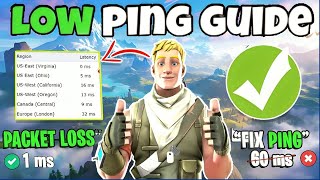 How To FIX PACKET LOSS in FORTNITE amp Reduce Your Ping  Lower Ping amp Fix Packet Loss In ANY Game [upl. by Relly736]