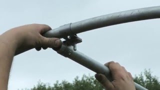 Fitting the Ridge on a Polytunnel [upl. by Netniuq340]