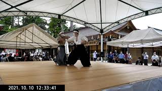 天神真楊流柔術（川越市）・第12回鹿島神宮奉納日本古武道交流演武大会 Tenshin Shinyo Ryu Jujutsu Kawagoe City  Kashima 102021 [upl. by Sirovaj]