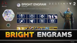 Destiny 2  Bright Engrams How To Get Them amp What They Do [upl. by Ahsilrak]