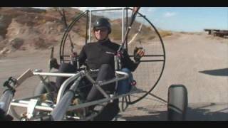 STrike amp Flat Top Paramotor HDV Obsession Powered Paraglider PPG [upl. by Gregoor]