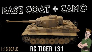 RC Tiger 131 Airbrush Lackierung amp Camouflage [upl. by Reywas]