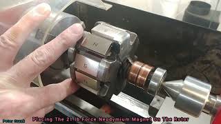 PT 4 Free Energy Neodymium Magnet Motor Generator Build Magnet Placement 3252022 [upl. by Brade]