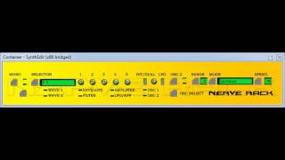 Waldorf Microwave XT Synthesizer VST Emulation [upl. by Leumek]