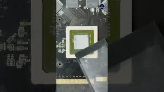 Applying great thermal paste to the graphics card viral shorts pc tech reels [upl. by Lahcym]