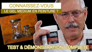 Peindre en acrylique avec du médium gel  test et démo complète [upl. by Biggs258]