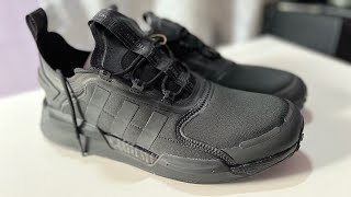 Adidas Originals NMD V3 unboxing  All black NMD V3 [upl. by Akinert]