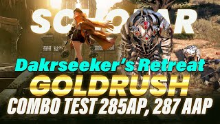 Darkseekers Retreat  Scholar 285ap 287aap Test  Gold Rush Combo  Infinite PVE Combo  BDO [upl. by Llennahc733]