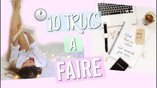 10 TRUCS A FAIRE AVANT LA RENTRÉE 2018  Back to school [upl. by Wrigley]