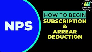 NPS ARREAR DEDUCTION IN SPARK [upl. by Clauddetta909]