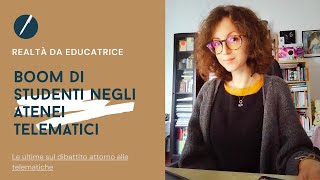 Adeguamento delle Università Telematiche e boom di studenti ultime news [upl. by Doug820]