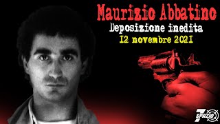 Maurizio Abbatino «Temo per la mia incolumità personale» 12 novembre 2021 [upl. by Amahcen244]