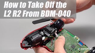 How to Take Off The L2 R2 Triggers from PS5 BDM040 Controller  eXtremeRate [upl. by Vivianne]