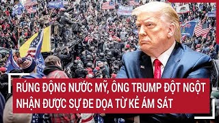 Rúng động nước Mỹ ông Trump đột ngột nhận sự đe dọa từ kẻ ám sát [upl. by Oznerol149]