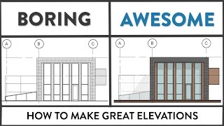 Revit Tutorial  How to Make Great Elevations [upl. by Khanna]