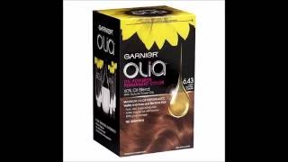 Garnier Olia Permanent Haircolor 6 43 Light Natural Auburn 1 ea [upl. by Burdelle]