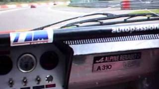 Crash at Spa Francorchamps  onboard Alpine A310 Randall Lawson Equipe Jaronn  Eau Rouge [upl. by Esiom]