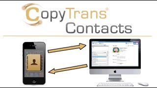 SauvegardezCréez vos contacts iPhone sur votre ordinateur avec CopyTrans Contacts [upl. by Innek869]