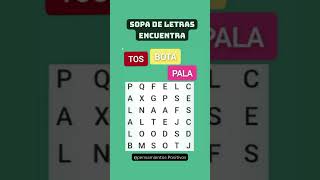 ENCUENTRA LAS PALABRAS ESCONDIDASsopadeletras juegosmentales juegodepalabras puzzle aprendizaje [upl. by Ailemak767]