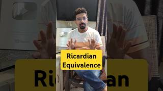 Ricardian Equivalence Theory in Economics shorts economy economics [upl. by Danell]