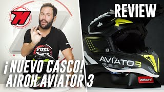 ¡EXCLUSIVA Nuevo casco de motocross Airoh Aviator 3 ¿El mejor para enduro y offroad 🔝⛰️ [upl. by Paola433]