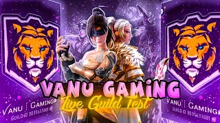 FREE FIRE 1 VS 2 GUILD TEST 👑 IN LIVE STREAM GIRL GAMER 😈 [upl. by Aymik]