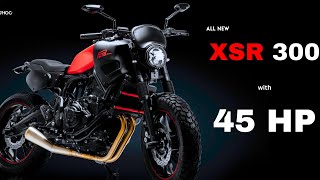 Breaking  New Yamaha XSR 300 Revealed🔥Comes with Premium Design with New CP2 Engine [upl. by Earley]